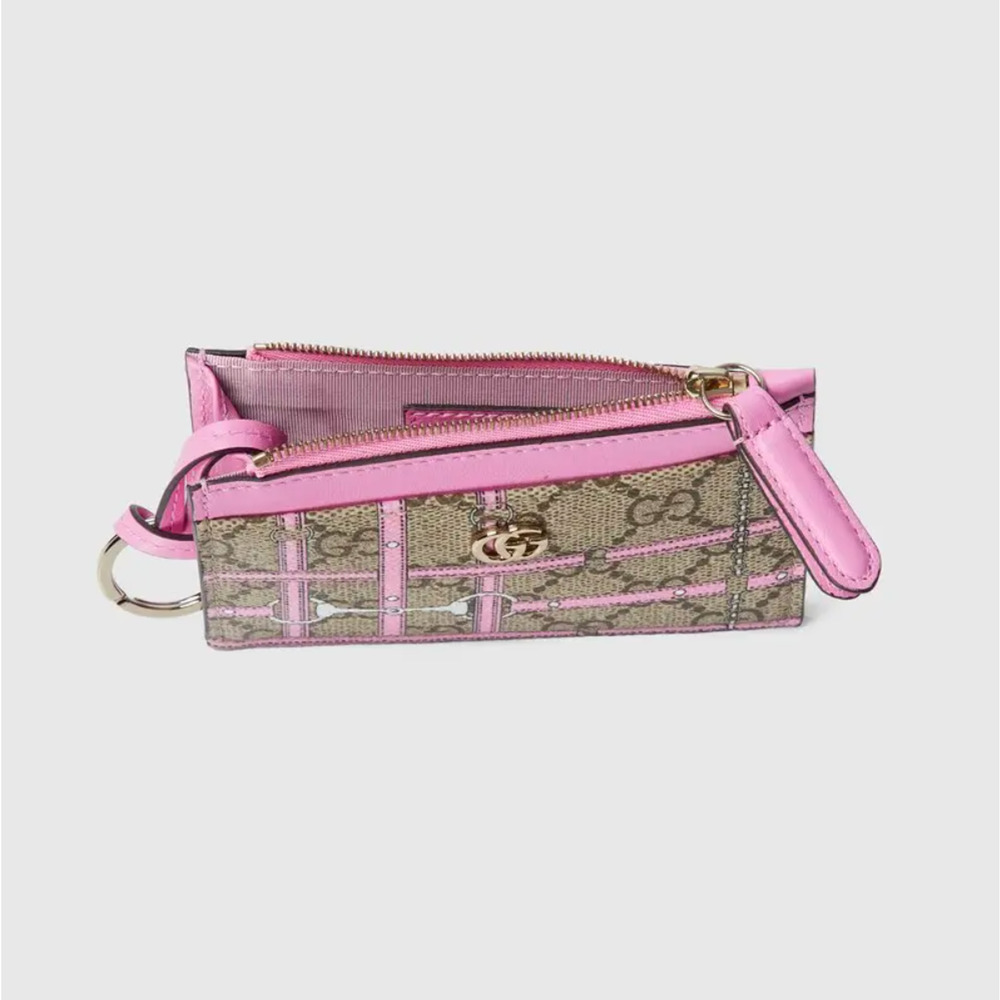 7302 - Gucci Zip Key Pouch Card Holder - New in Box - Picture 2 of 3